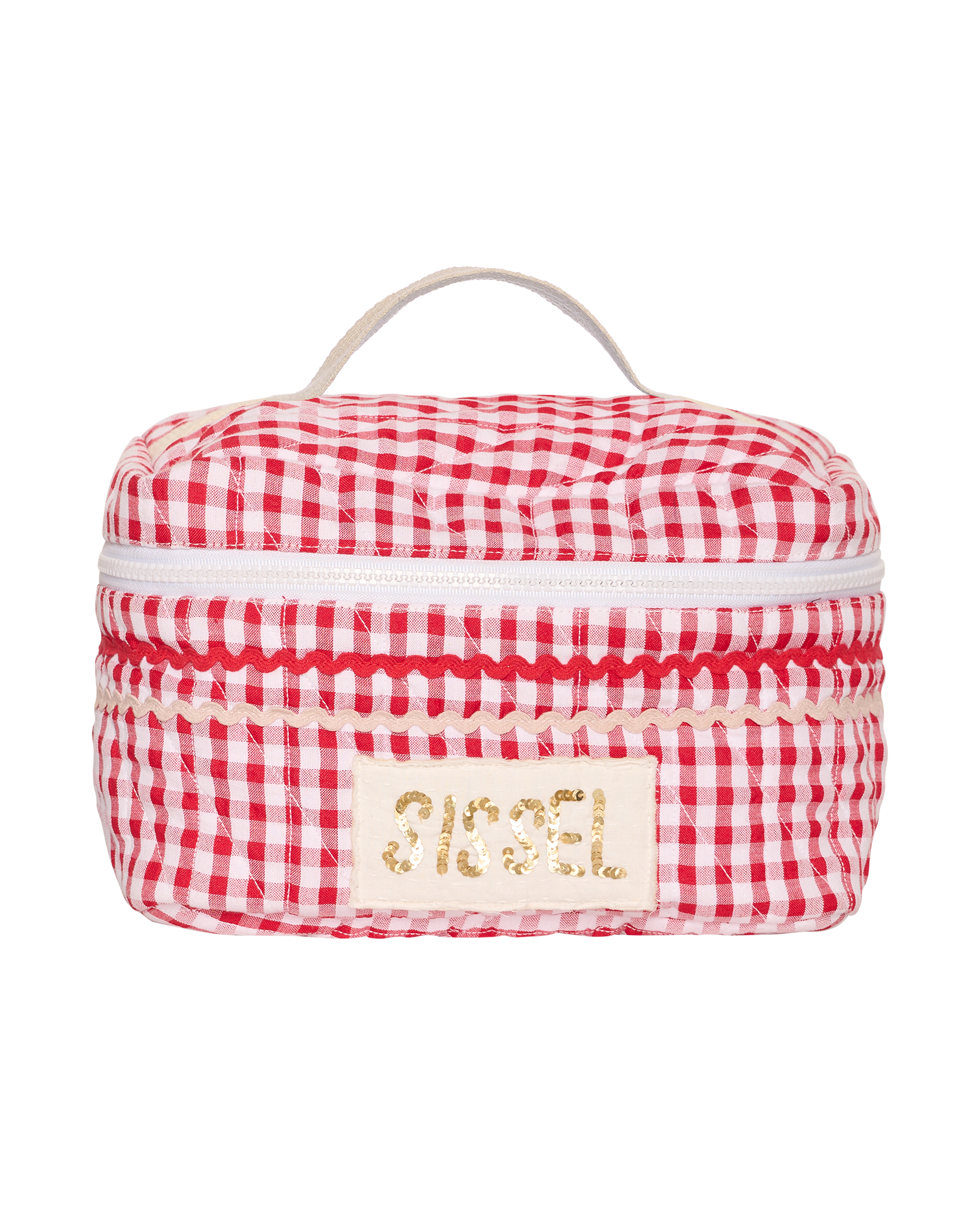 SISSEL EDELBO / SISSEL BUCKET BAG - RED CHECKS