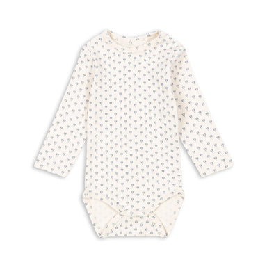 BELLO Bodystocking til baby i økologisk bomuld og modal – blød, åndbar og OCS-certificeret bodystocking med lange ærmer og trykknapper.