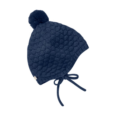 Huttelihut Bonnet Wool Knit Pompom i Overture – klassisk vinterhue i merinould med pompon.