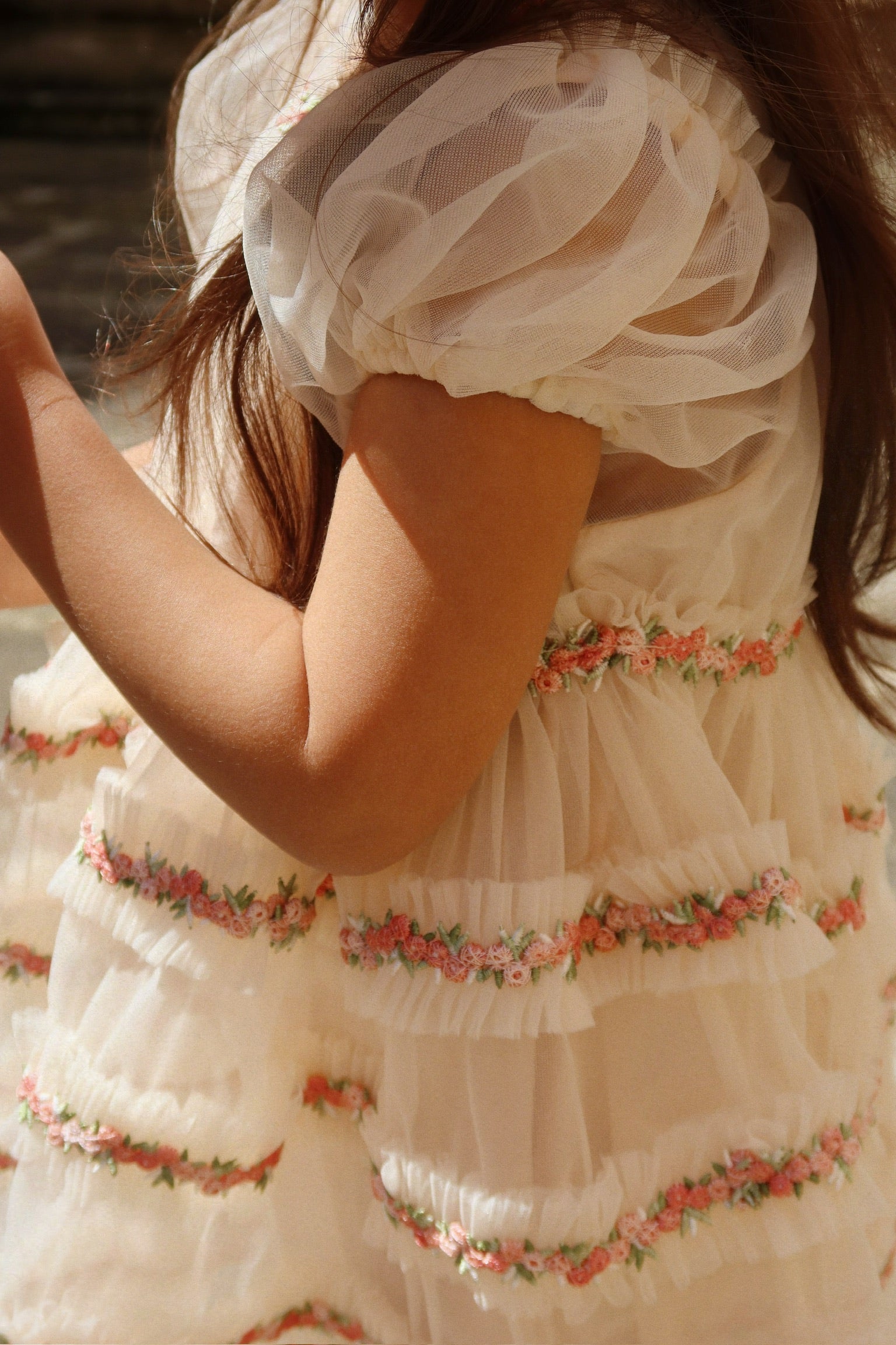 KONGES SLØJD / JOELLE KJOLE - BUTTERCREAM - Mini Monde Copenhagen