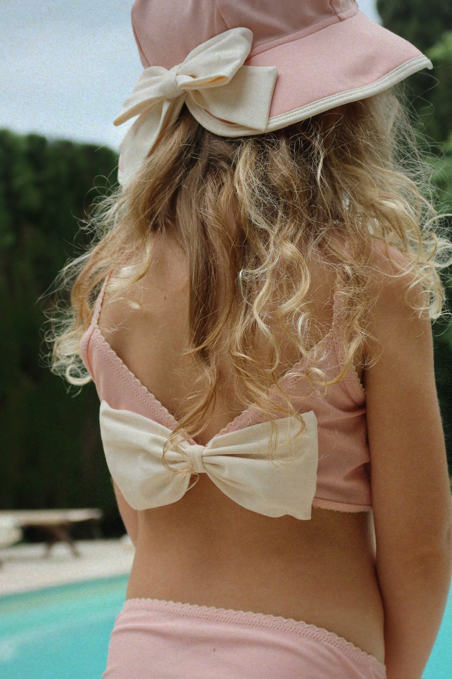 KONGES SLØJD / KITTY BADEHAT - POWDER PINK