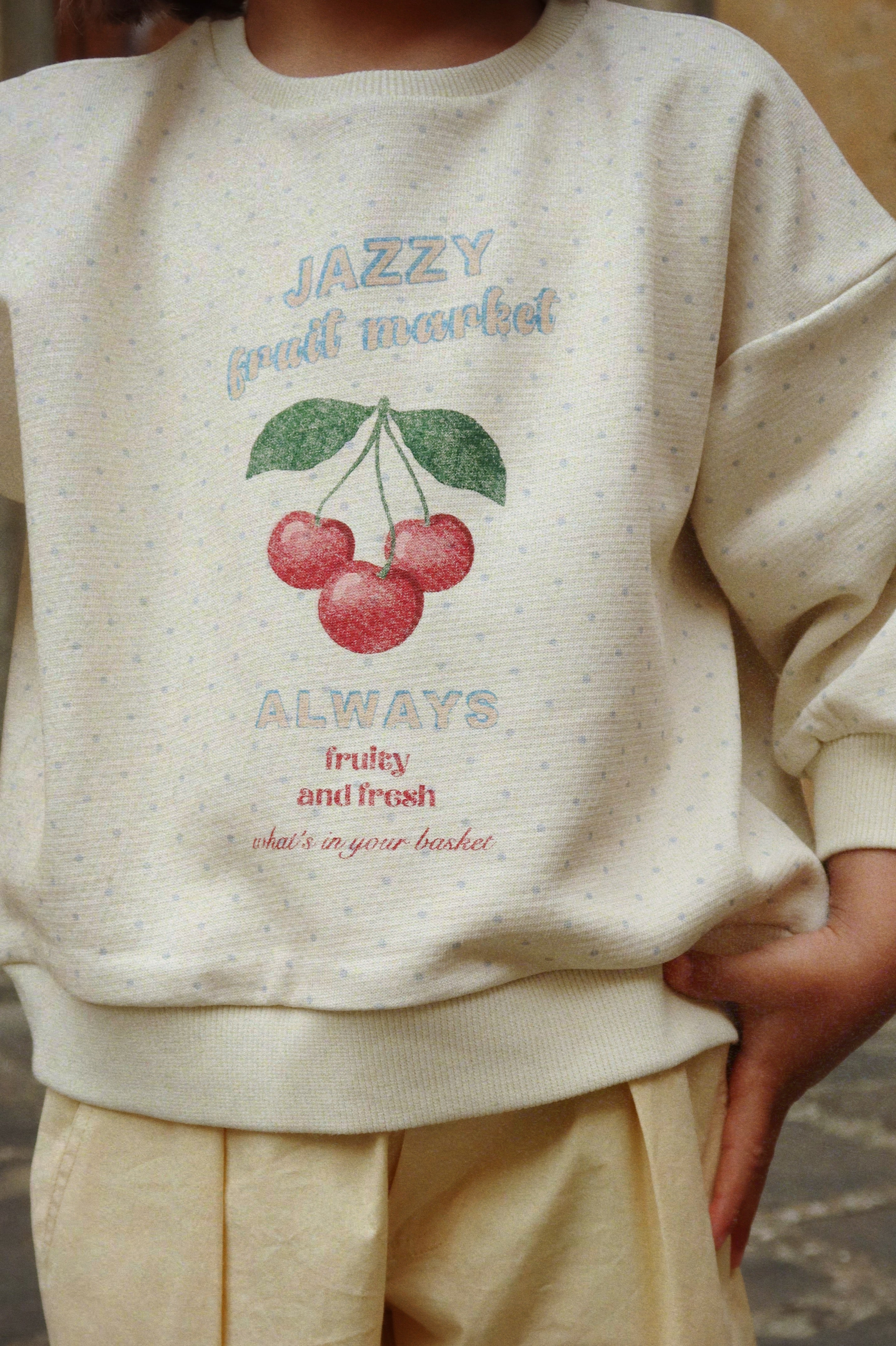 KONGES SLØJD / LOUPY LOU SWEATSHIRT – JAZZY DOT