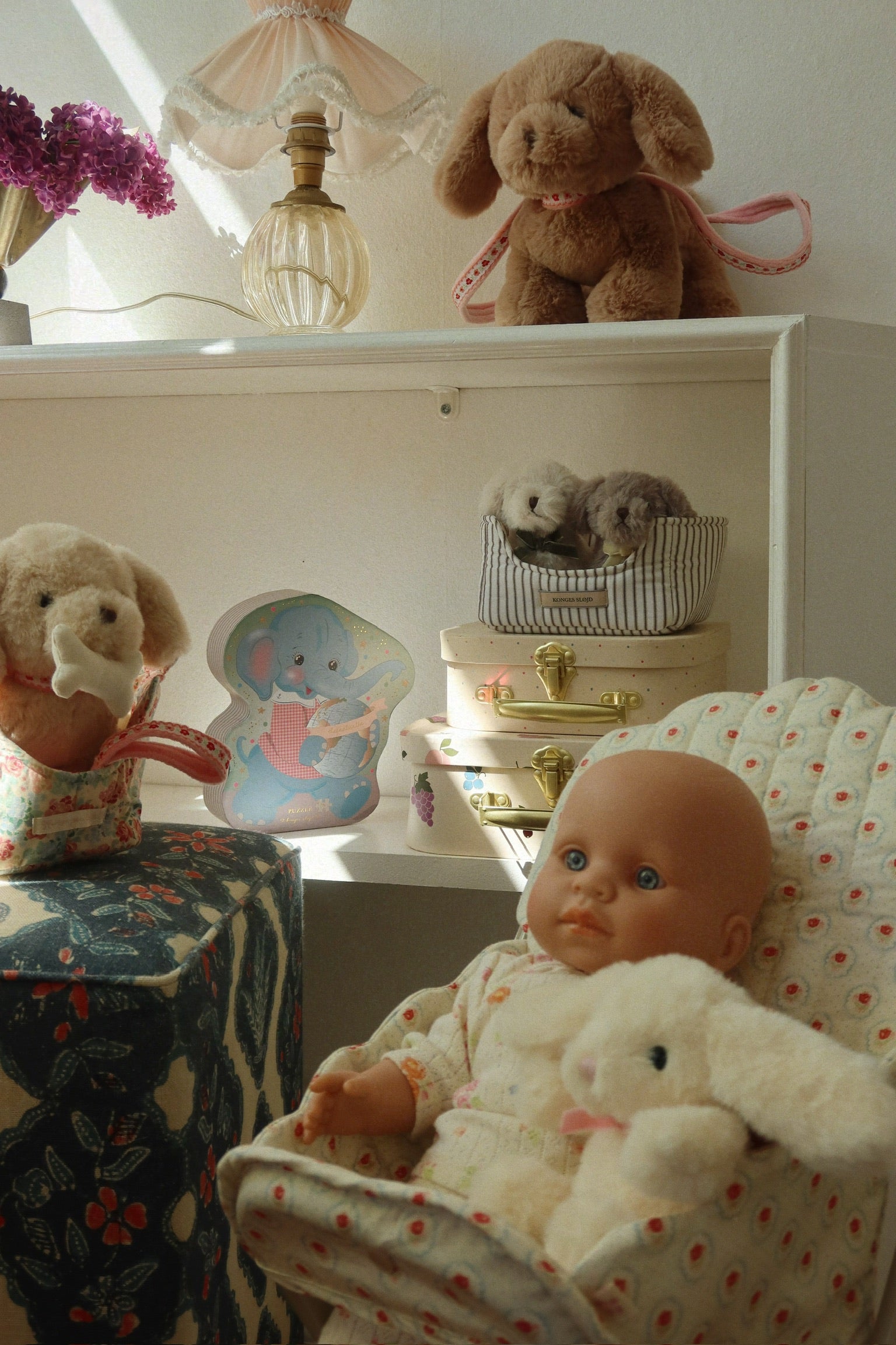 KONGES SLØJD / HUNDEHVALP TASKE - BROWN