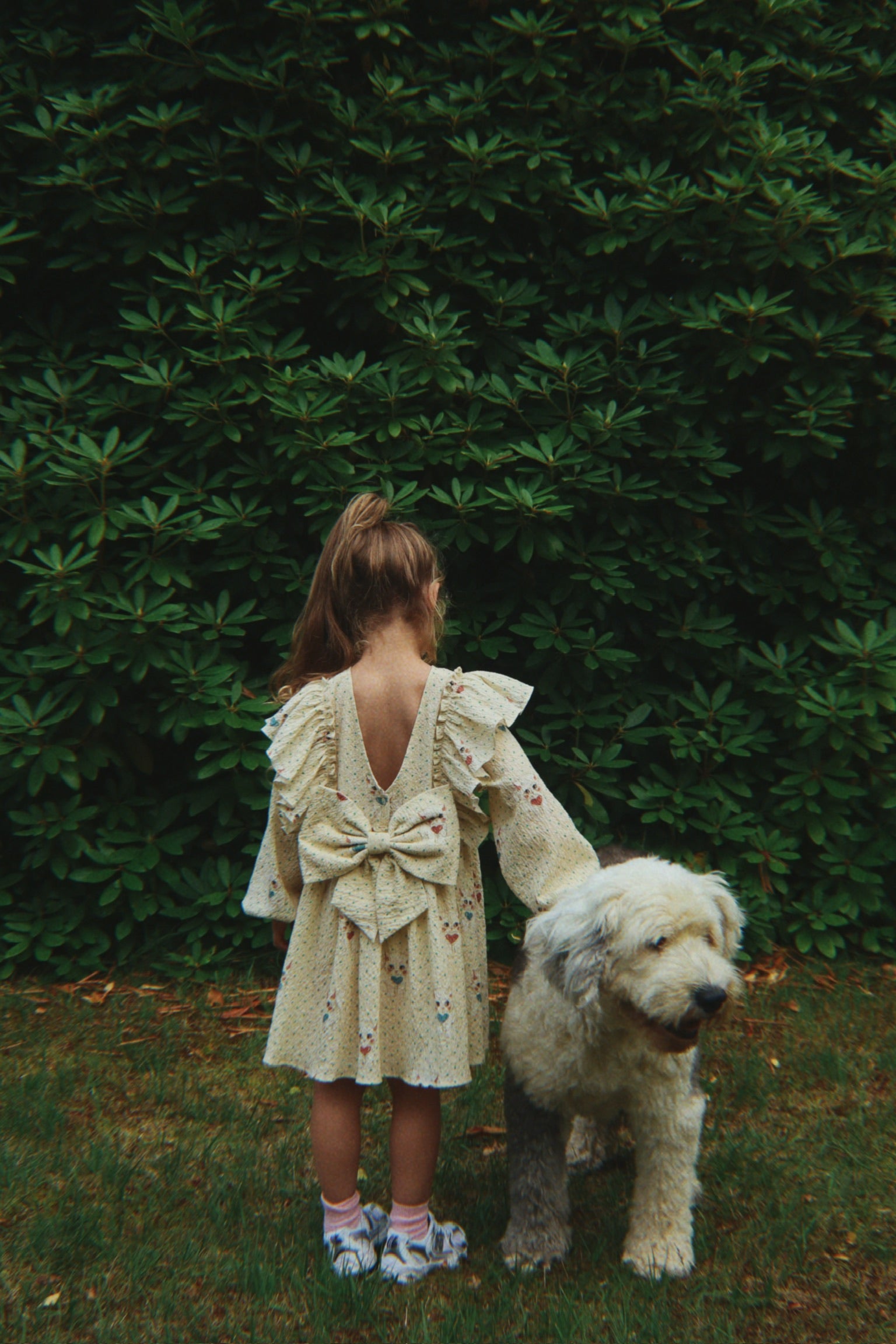 KONGES SLØJD / ELIN BOW KJOLE - DOT MIAO MIST