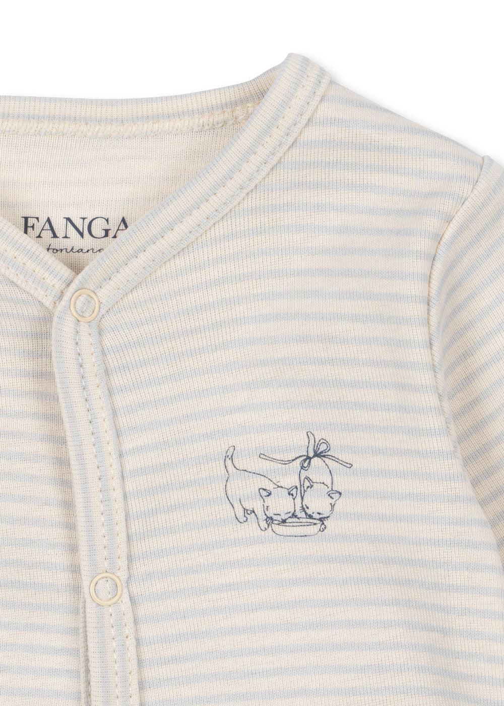 FANGA / FIO HELDRAGT - TEA STRIPE GRAY DAWN
