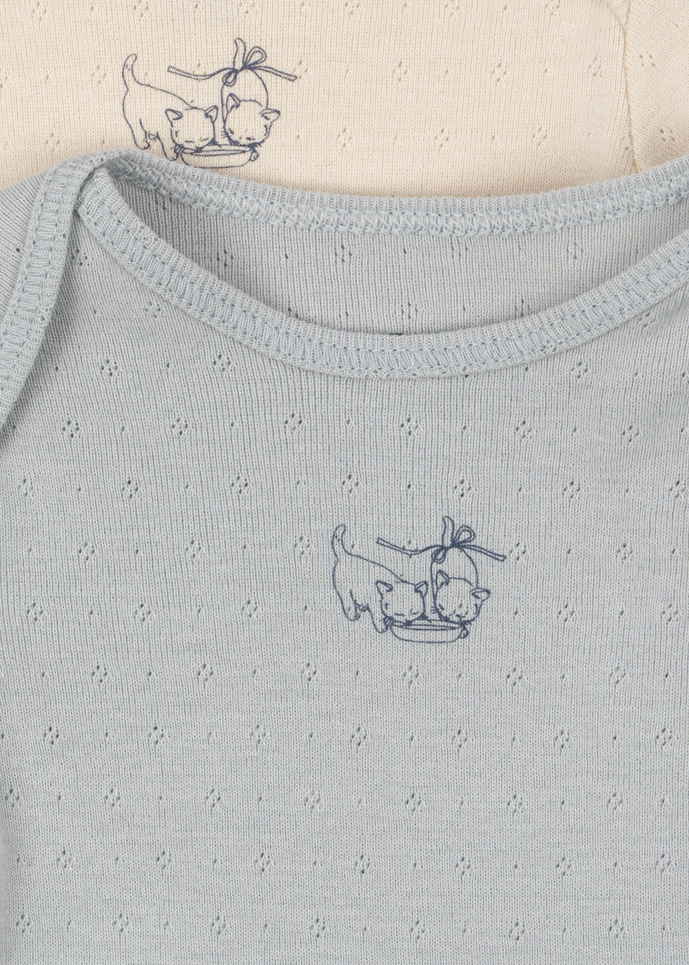 FANGA / PERLA 2 PAK BODYSTOCKING - BUTTERCREAM/ PEARL BLUE