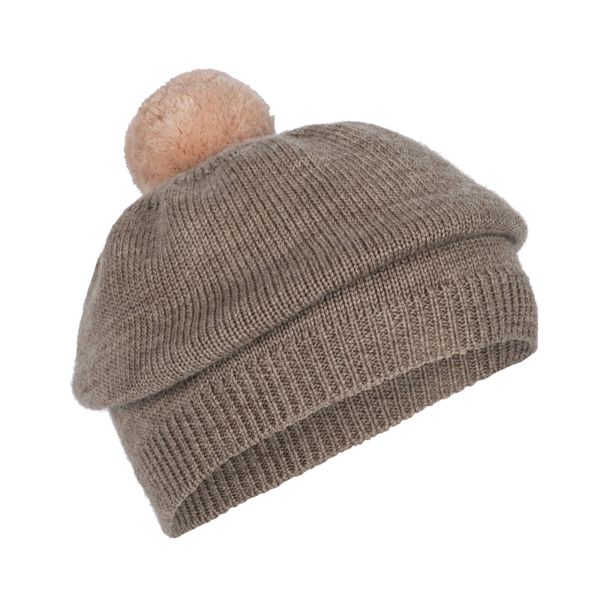 KONGES SLØJD / LOULI BERET - SOFT BROWN