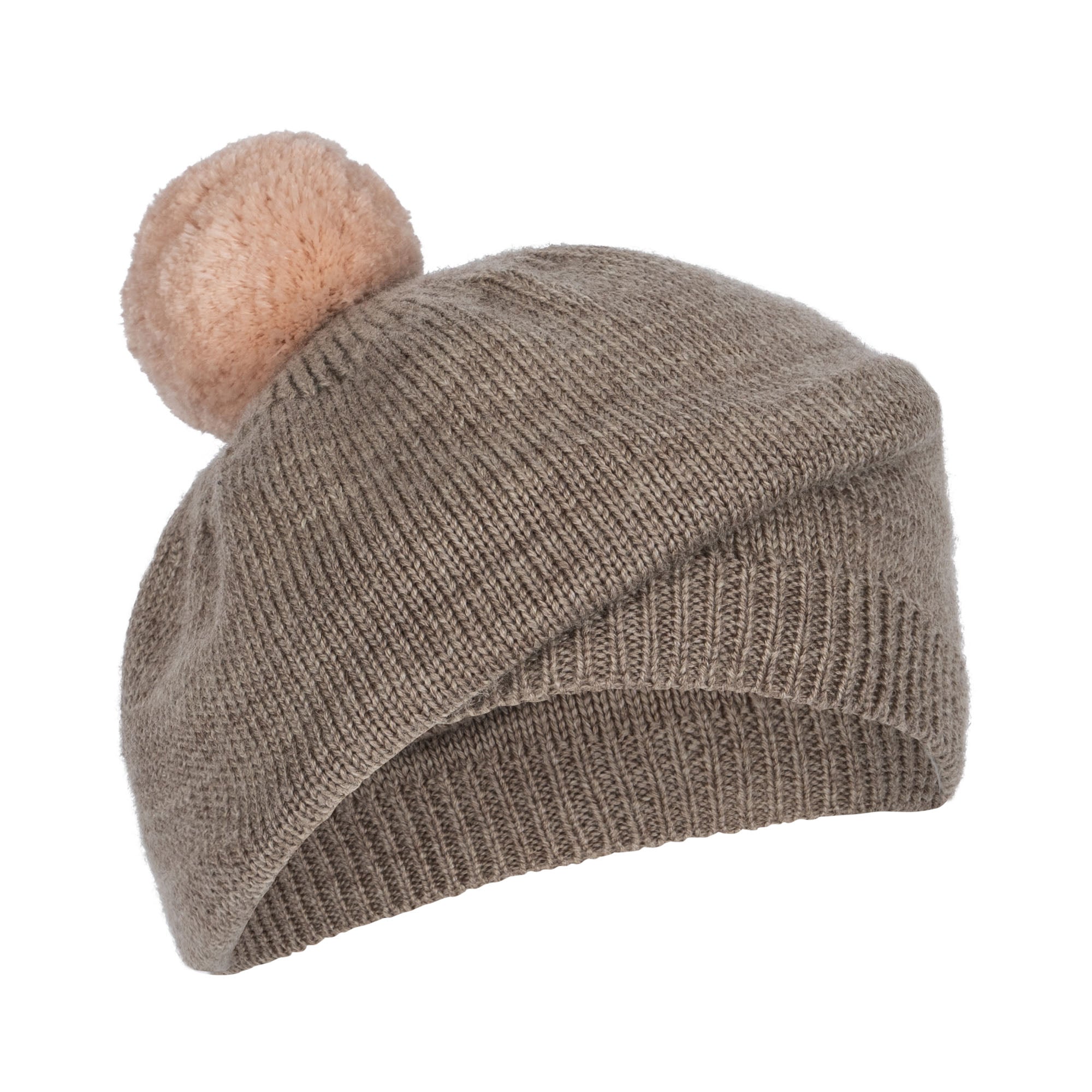 KONGES SLØJD / LOULI BERET - SOFT BROWN