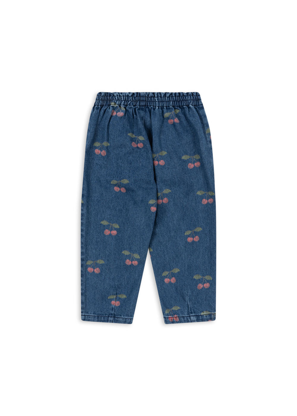 KONGES SLØJD / MAGOT FRILL BUKSER - GRANDE CERISE DENIM