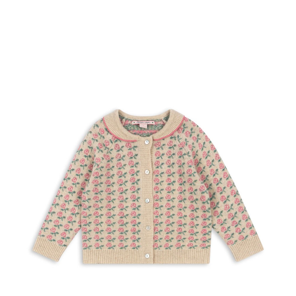 KONGES SLØJD - BELOU CARDIGAN - ROSE