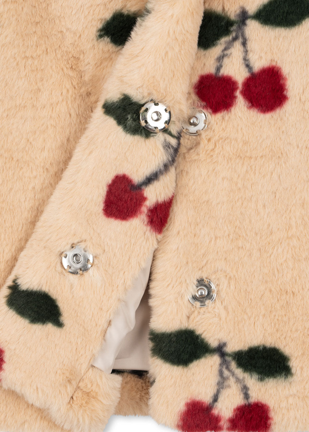 KONGES SLØJD / FUZZIE FRAKKE - GRANDE CERISE