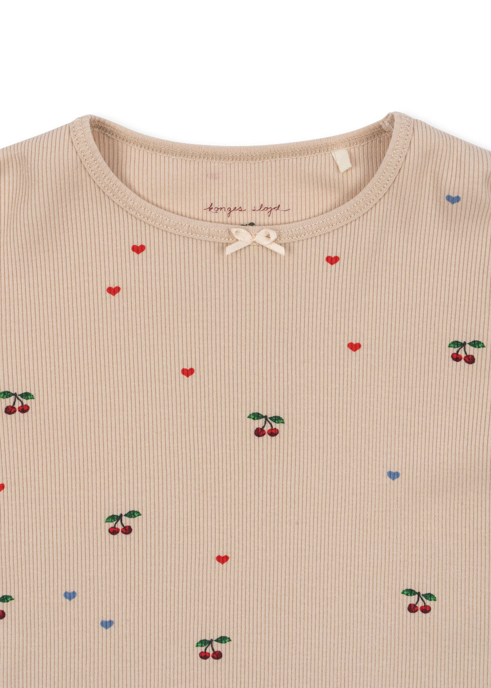 KONGES SLØJD / ELLA LS T-SHIRT GOTS - CHERRY COEUR BLUSH