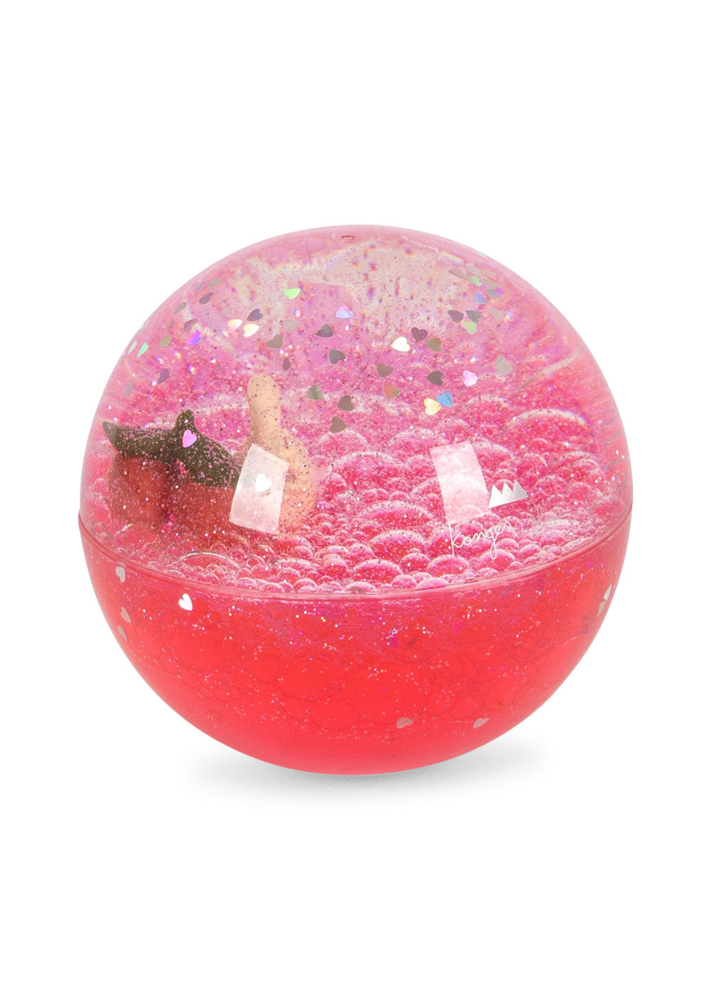 KONGES SLØJD / GLITTER WATER BALL - CHERRY