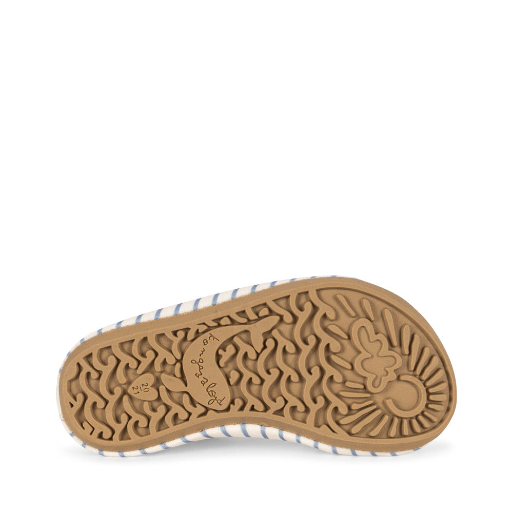 KONGES SLØJD / ASTER BADESKO - STRIPE BLUIE