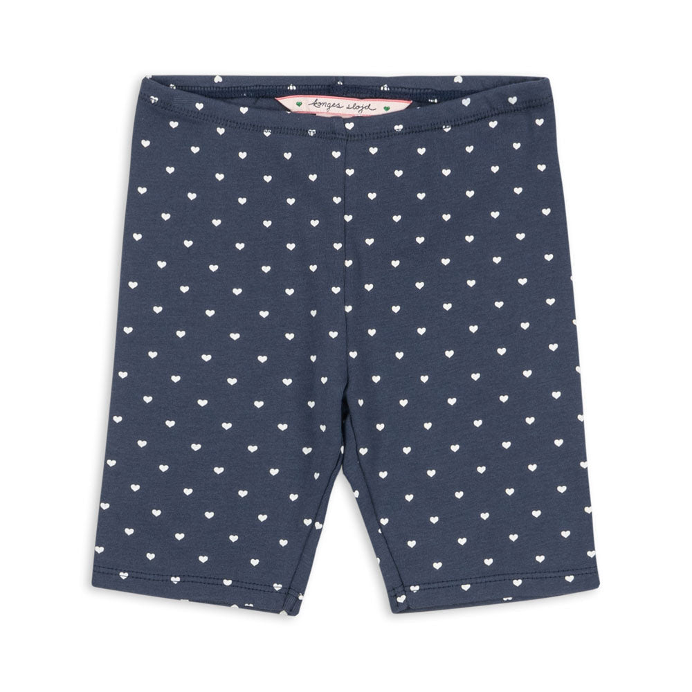 KONGES SLØJD / CLASSIC KORTE LEGGINGS - HEART BLUES