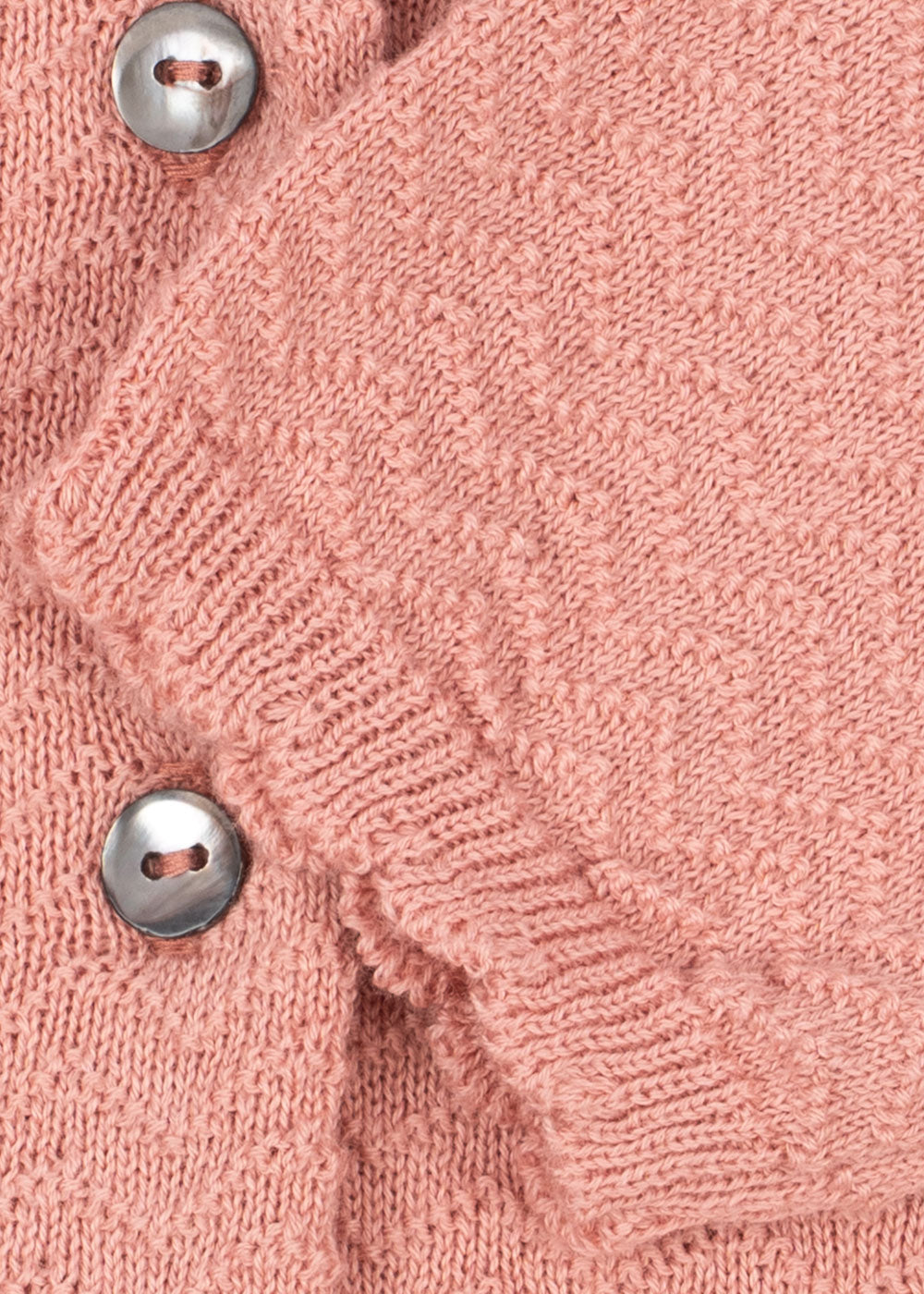 KONGES SLØJD / CYPRES CARDIGAN GOTS - ROSETTE