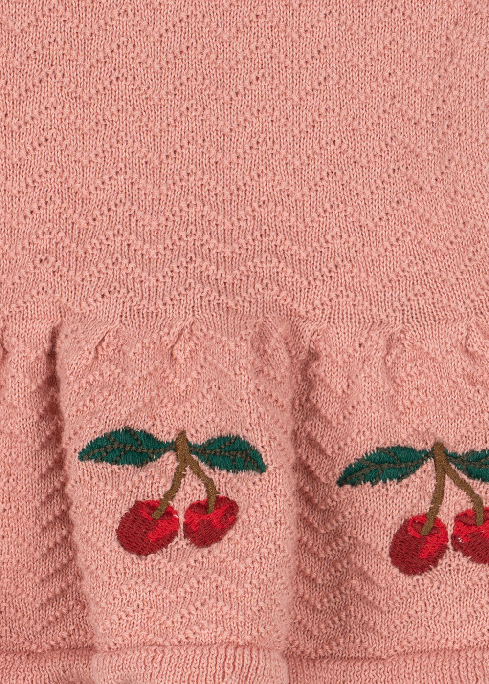 KONGES SLØJD / CYPRES CARDIGAN GOTS - ROSETTE