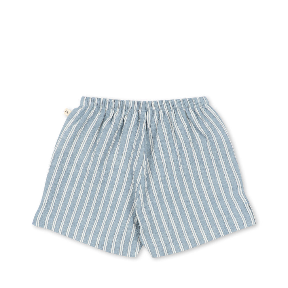 KONGES SLØJD / ELLIOT SHORTS - TRIO BLEU STRIPE
