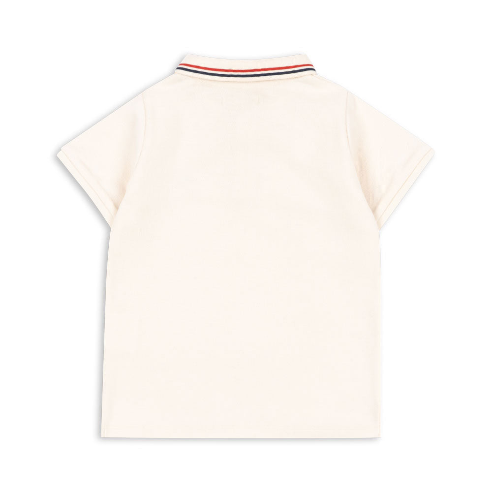 KONGES SLØJD / FLORIAN POLO - ANTIQUE WHITE