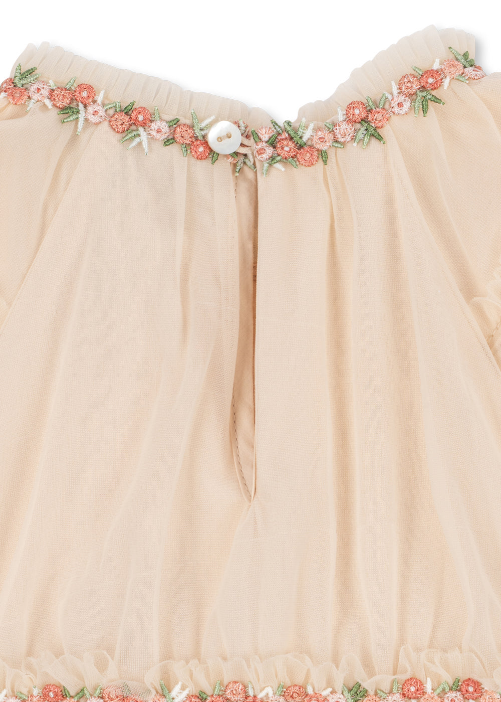 KONGES SLØJD / JOELLE KJOLE - BUTTERCREAM - Mini Monde Copenhagen