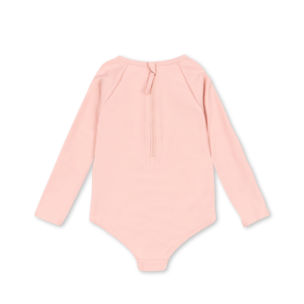 KONGES SLØJD / KITTY LANGÆRMET BADEDRAGT - POWDER PINK