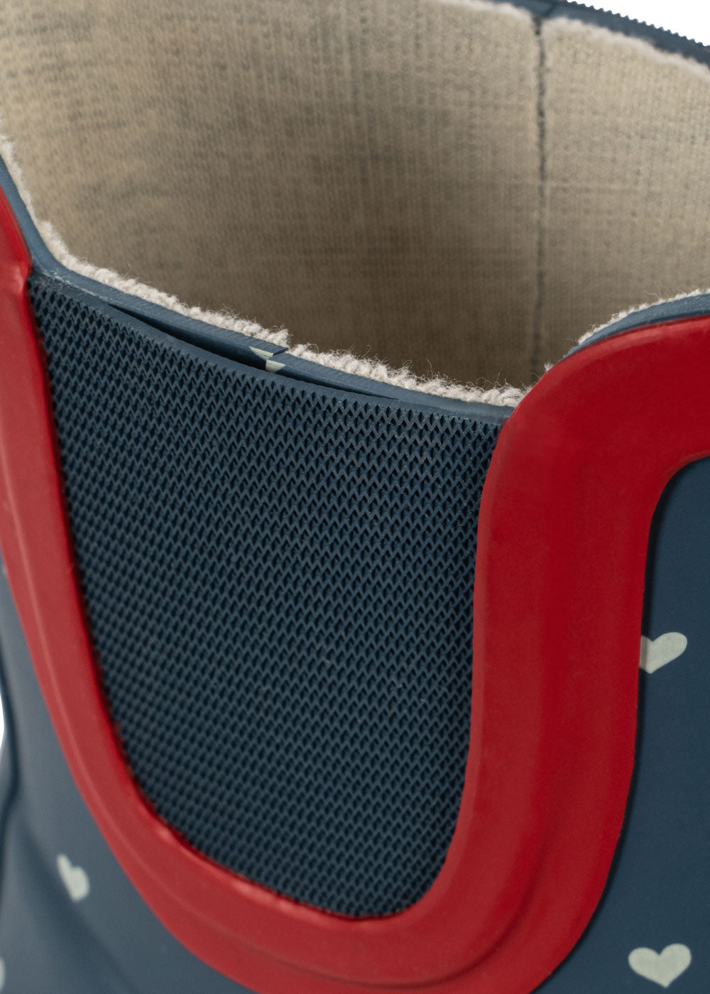 KONGES SLØJD / ROI PRINTED GUMMISTØVLER - HEART BLUES