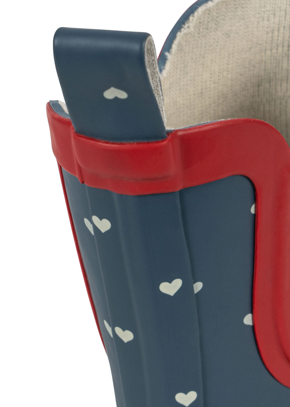 KONGES SLØJD / ROI PRINTED GUMMISTØVLER - HEART BLUES