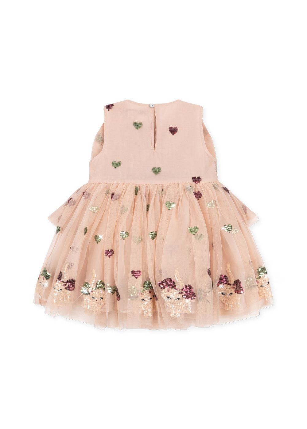 KONGS SLØJD / YVONNE BOW KJOLE - BOW KITTY