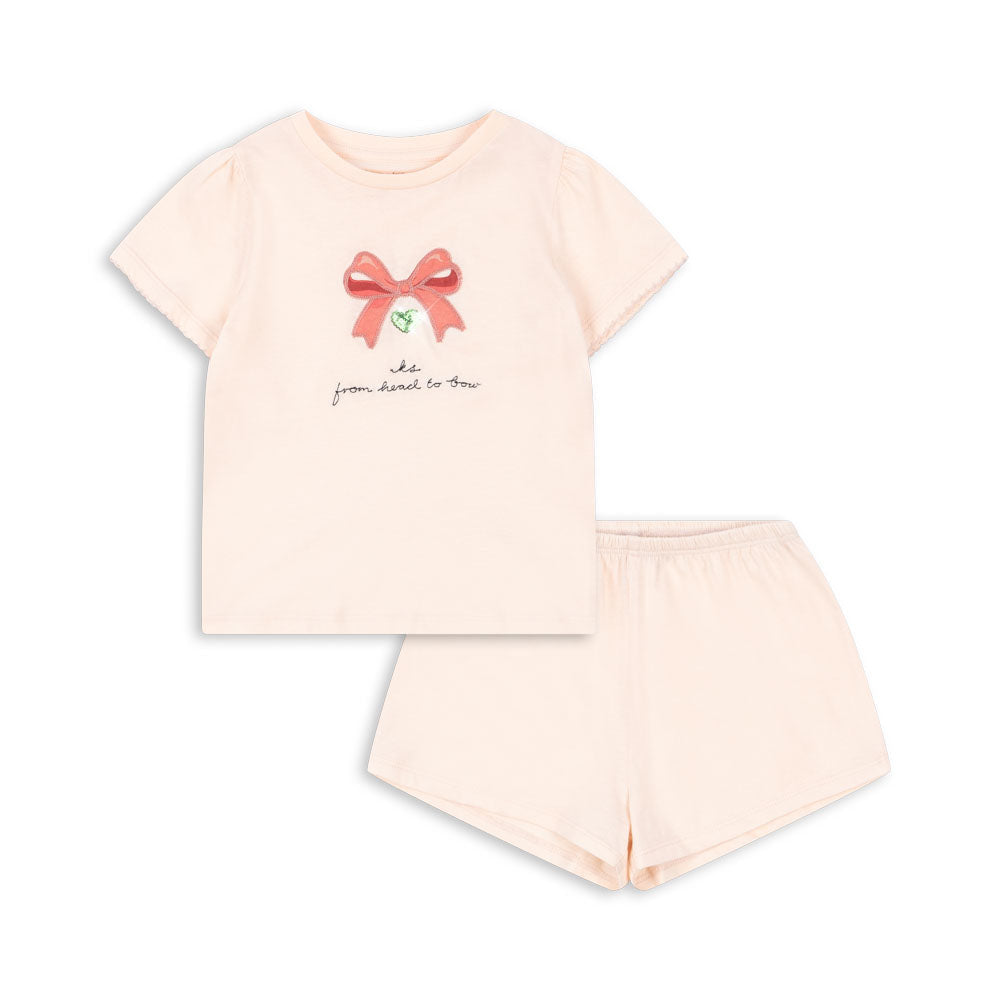 KONGES SLØJD / FAMO PUFF SHORTSSÆT - CREOLE PINK