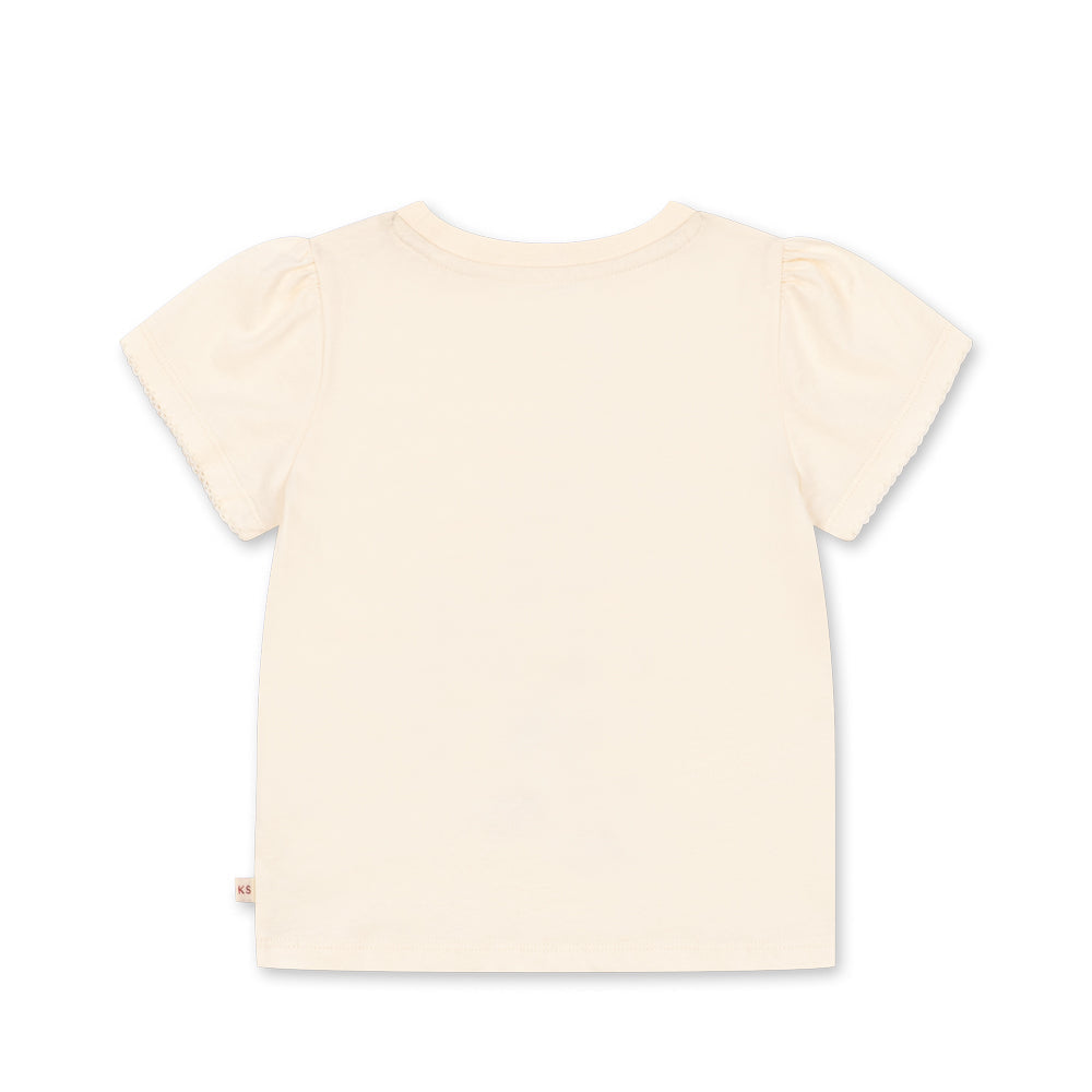 KONGES SLØJD / FAMO PUFF T-SHIRT - ECRU - Mini Monde Copenhagen