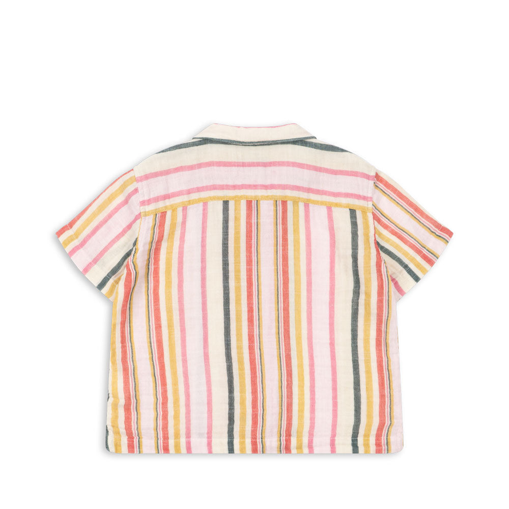 KONGES SLØJD / VENICE SS SKJORTE - MALIBU STRIPE
