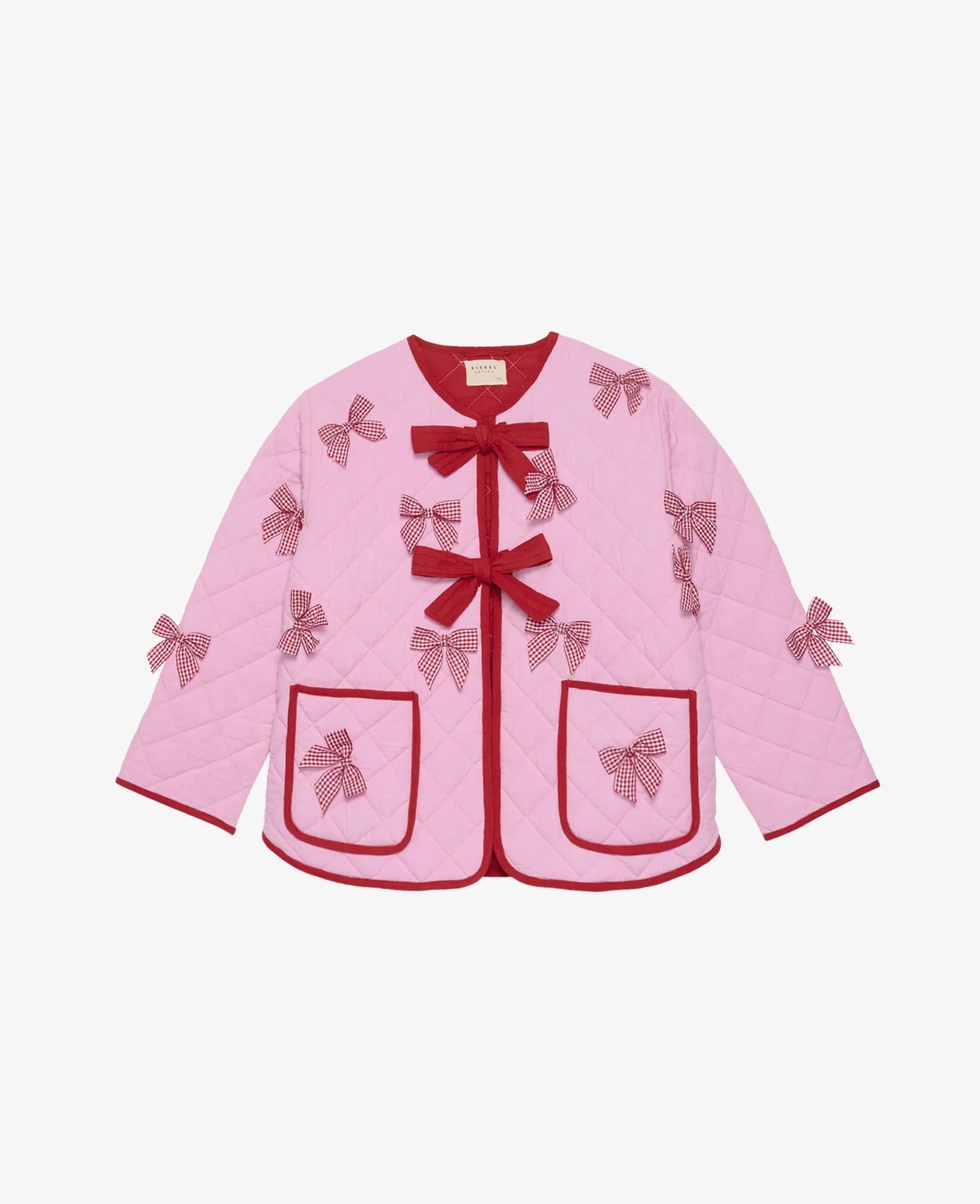 SISSEL EDELBO - PENNY MINI ORGANIC COTTON JAKKE - PRISM PINK & RED